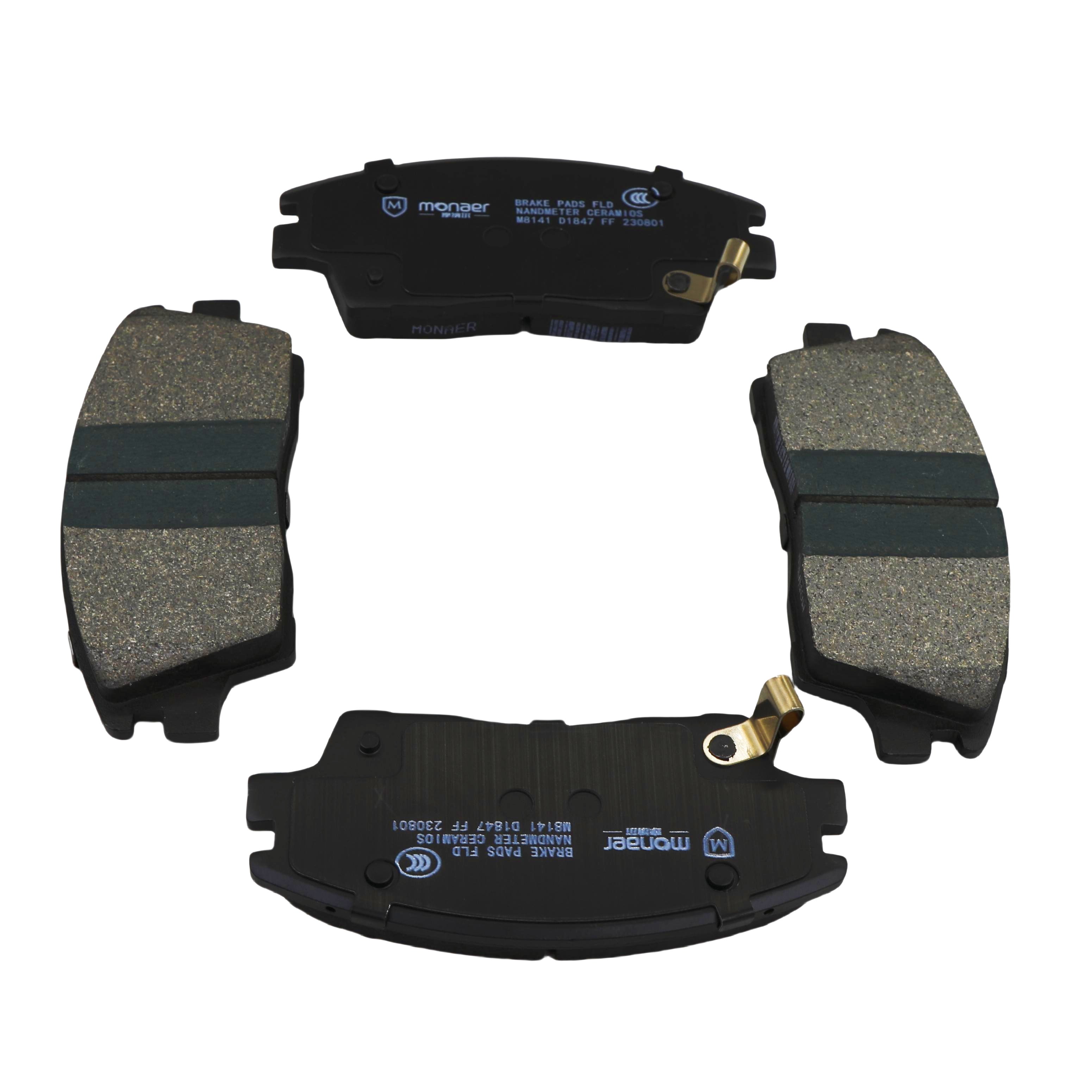 Monaer Brake Pads D1847 Ceramic Front Disc Brake Pad for Hyundai