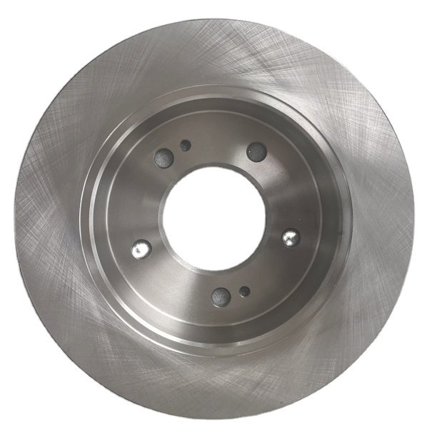 OEM Auto Parts From China Coated Brake Discs Slotted Vented Rotor for Kia Cars Car Braking System