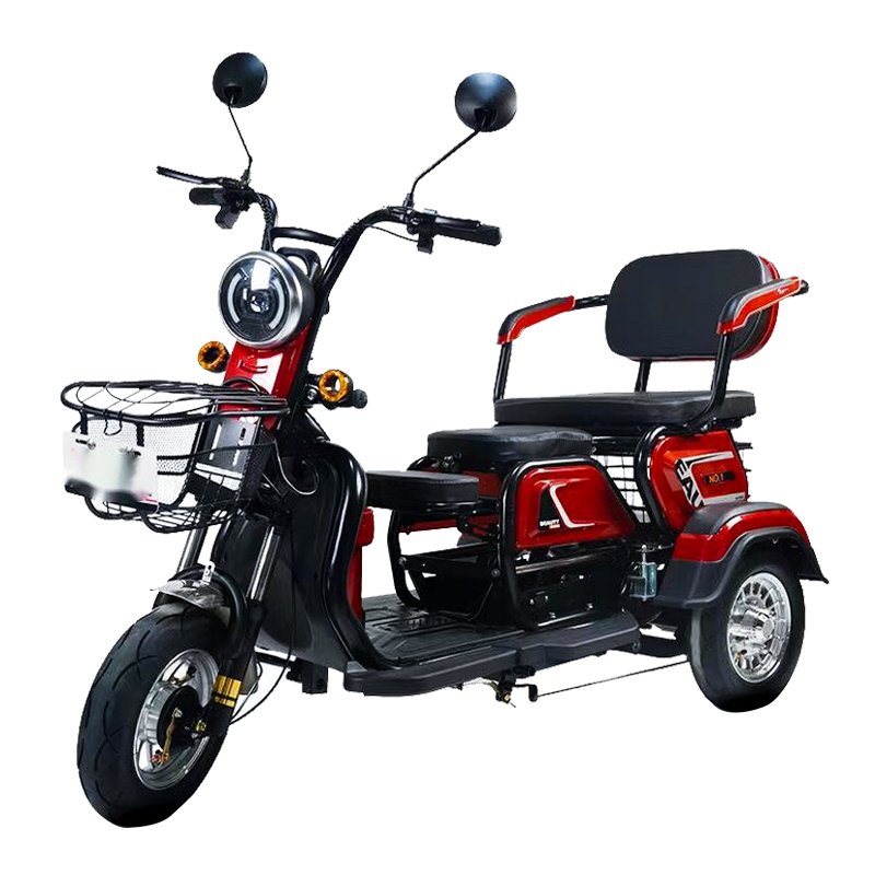 Cheap Price Factory Wholesale Electric Tricycle Front and Rear Drum Brake 3 Passenger for Adults