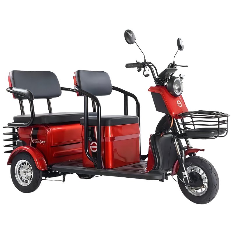 Cheap Price Factory Wholesale Electric Tricycle Front and Rear Drum Brake 3 Passenger for Adults