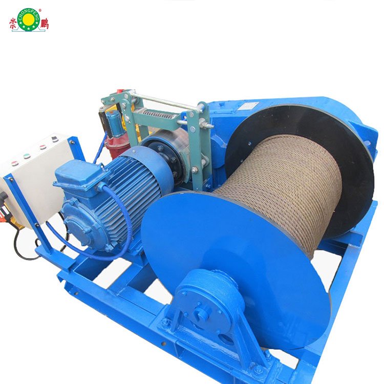 Cheap Price 5t 10t 16 Ton 20t JK JM High Speed Single Wire Rope High Speed Single Drum Electric Winch