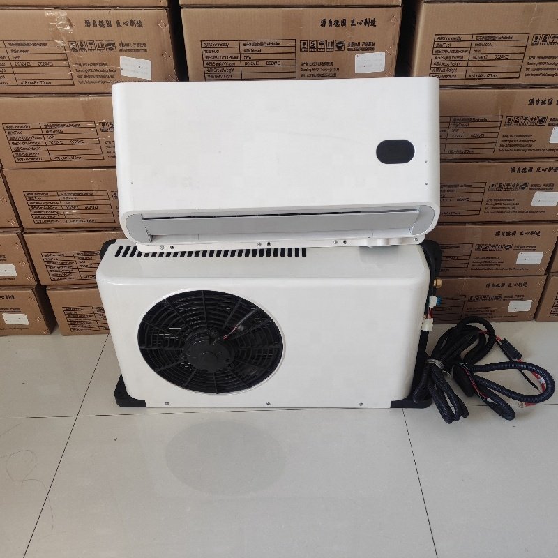 High Quality Auto Parts Parking air Conditioner 12v Dc Split Parking Truck Air Conditioner Horizontal Parking air Conditioner