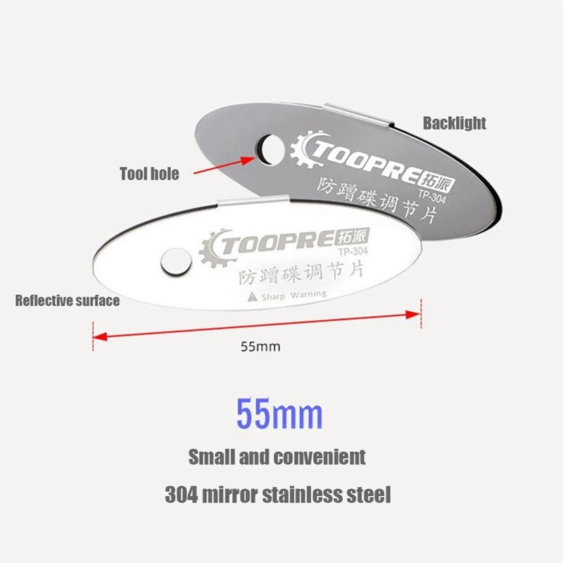 Toopre MTB Mountain Bike Disc Brake Pads Adjusting Tool Bicycle Brake Pads Rotor Alignment Spacer Cycling Repair Kit