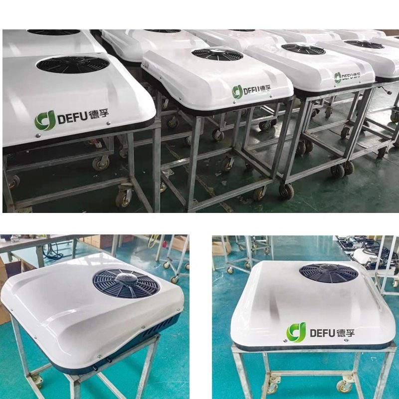 12V 24V Auto Electric Air Conditioning Unit Roof Top Car Van Parking Air Conditioner