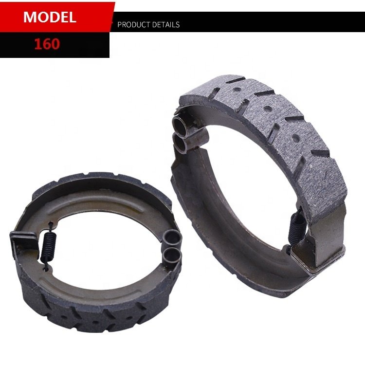 130 160 180 200 220 Universal 3 Wheeler Motorcycle Drum Rear Tricycle Brake Shoes Set