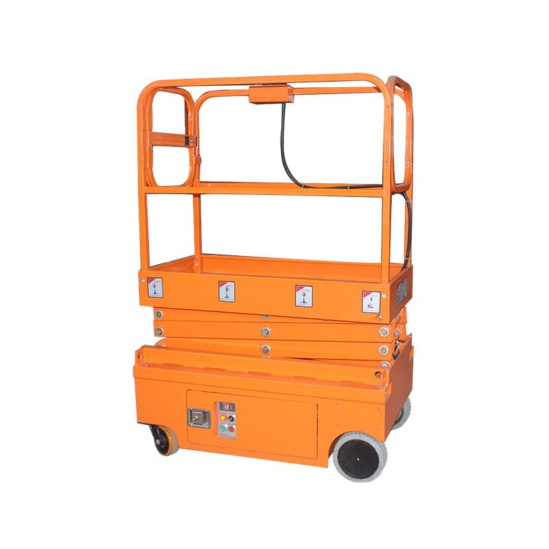 Mini Industrial Scissor Lifts with Automatic Brake System Hydraulic Actuation Restaurant Use New Condition Direct Manufacturers