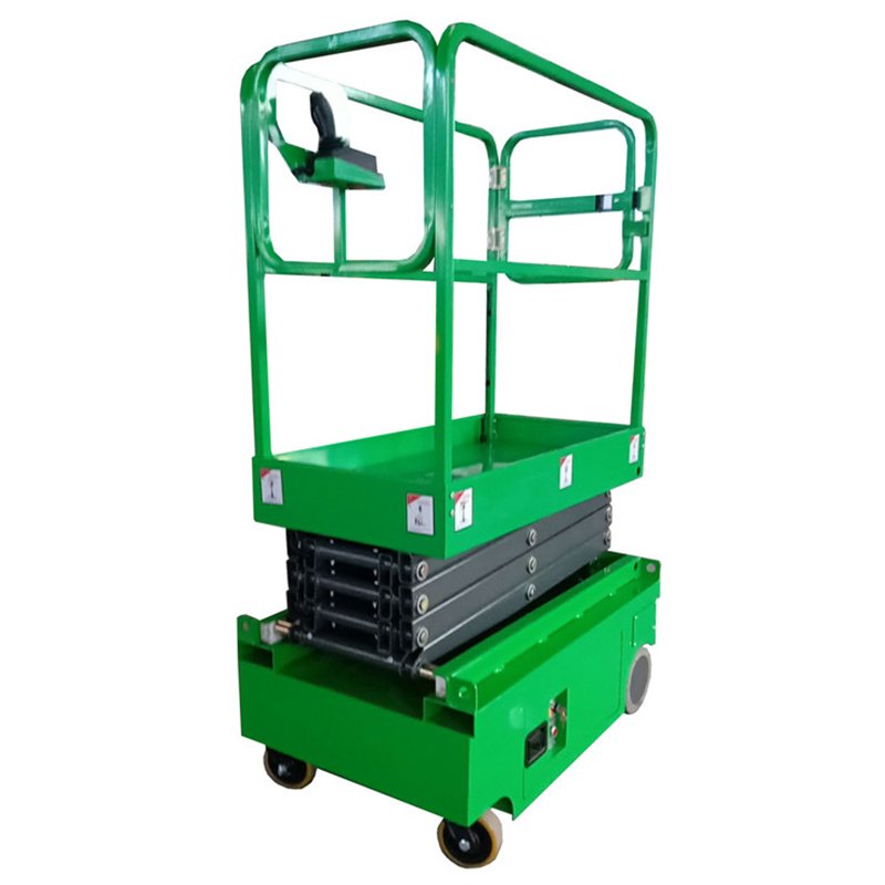 Mini Industrial Scissor Lifts with Automatic Brake System Hydraulic Actuation Restaurant Use New Condition Direct Manufacturers