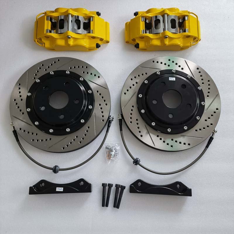 Customized Genuine Car Parts Hydraulic Brake Caliper 330x28mm Disc Kit for Fiat Abarth 500