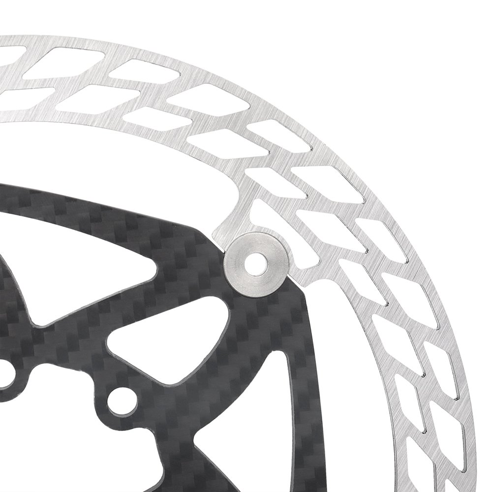 TTPRO Ultralight Carbon MTB/Road Disc Brake Pads Floating 140-180MM 6-Bolt