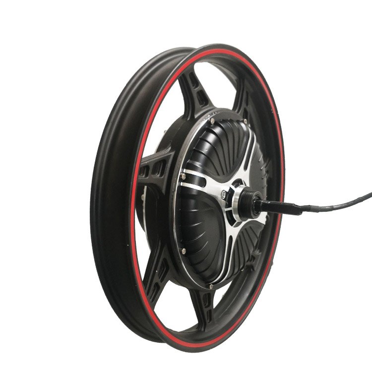 18-Inch Rear Hub Motor Drum Brake 500W/800W Electric Motorcycle Gearless 36V/48V Brushless with Electric Bicycle