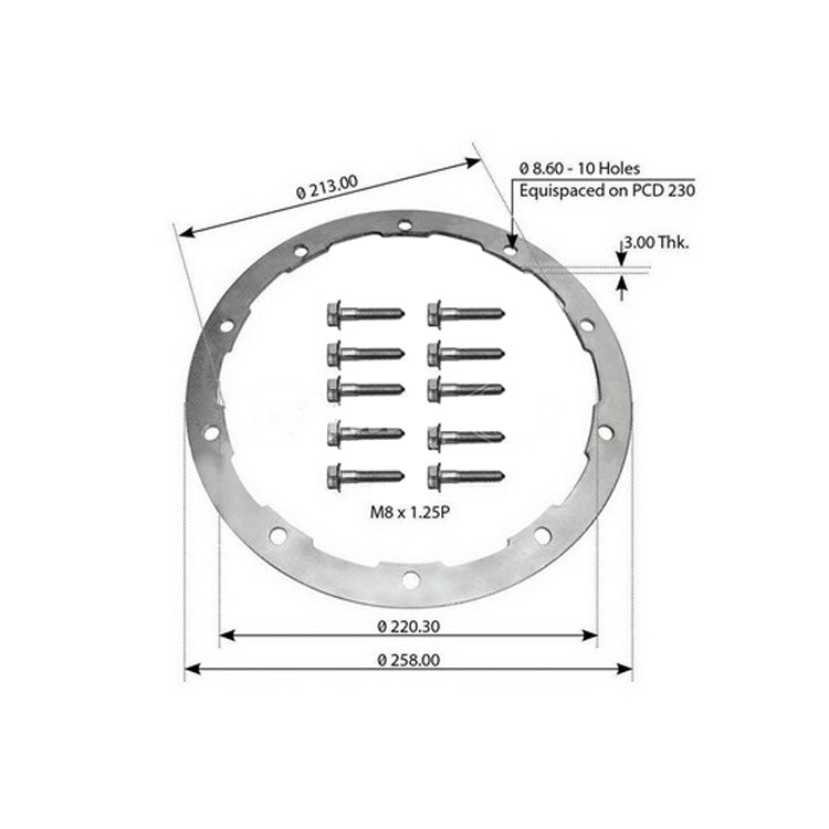 1640561 1387439 1812582 1726138 1739542 1812563 Truck Brake Disc for Daf Truck CF LF 55 XF Truck Brake Rotors