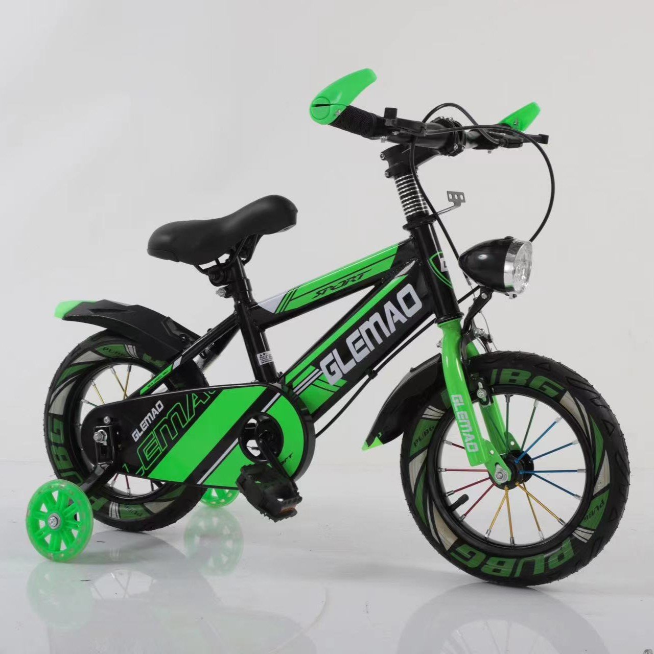 High Quality Single Speed Kids Mountain Bike Steel Fork Brake Line System Children Bicycle for Boys and Girls Ordinary Pedal