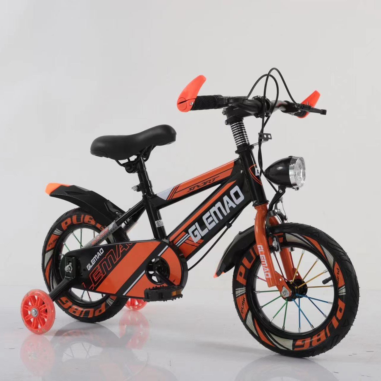 High Quality Single Speed Kids Mountain Bike Steel Fork Brake Line System Children Bicycle for Boys and Girls Ordinary Pedal
