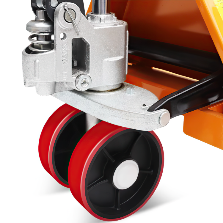 New Manual Hydraulic Truck with 2T Loading Capacity 685mm Fork Width One Cylinder Pallet Truck for Retail Cattle Printing Shops