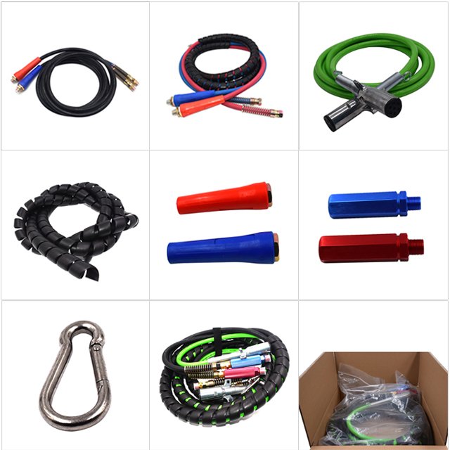 3 in 1 ABS ELECTRICAL AIR BRAKE HOSE ASSEMBLY VULCANIZED RUBBER PRODUCTS ASSEMBLY for SEMI TRUCJ TRAILER TRACTOR