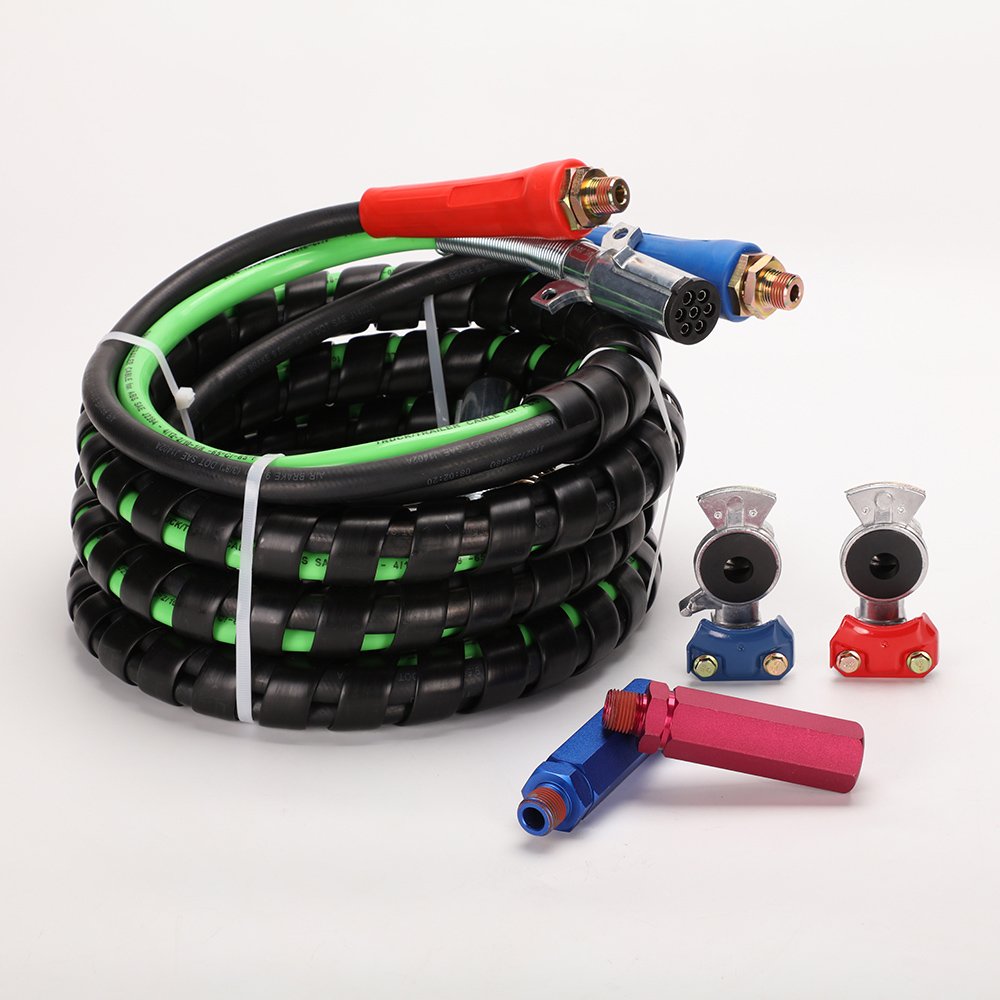 3 in 1 ABS ELECTRICAL AIR BRAKE HOSE ASSEMBLY VULCANIZED RUBBER PRODUCTS ASSEMBLY for SEMI TRUCJ TRAILER TRACTOR