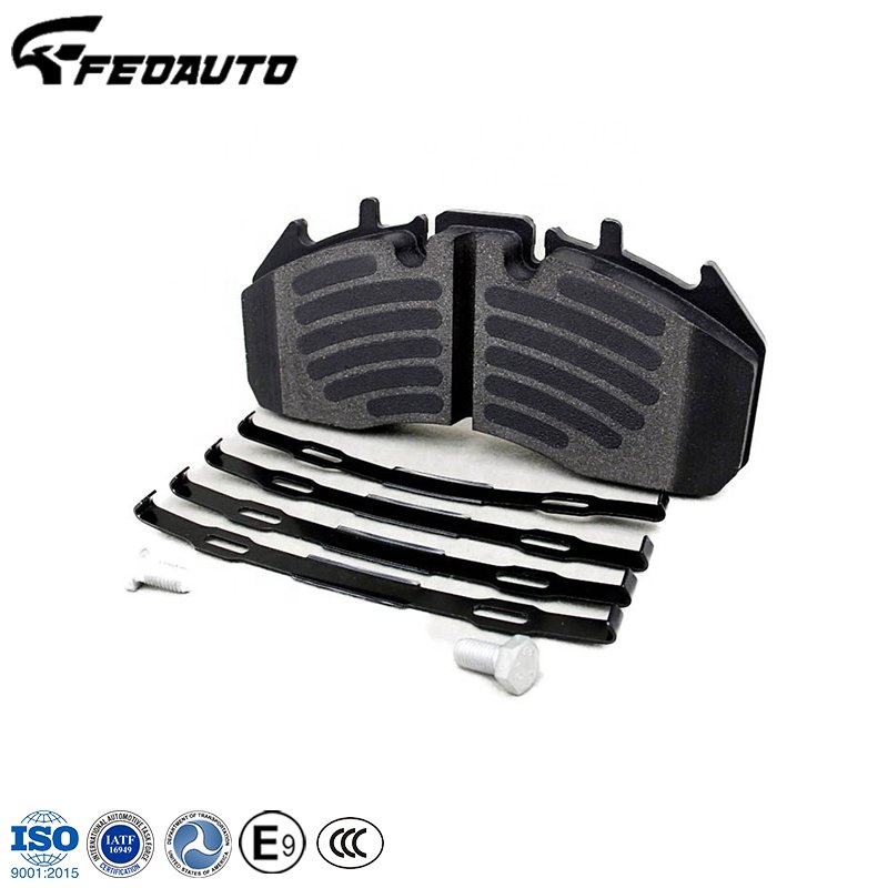 2025 Best Selling brake pad China Factory WVA 29174 29087 29173 Semi-metallic Brake Pad With Repair Kits