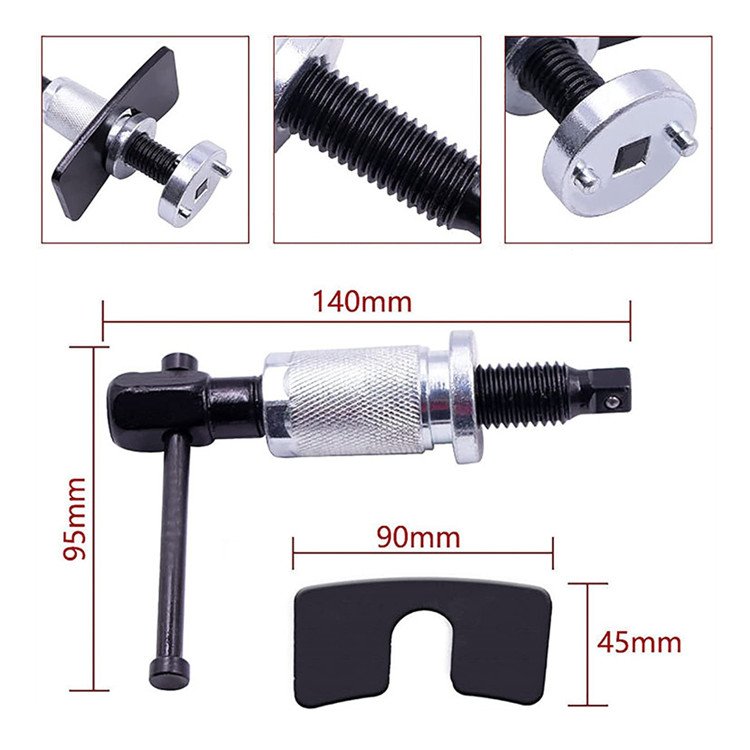 Adjustable Steel Brake Pads Tool Set 3-Piece Car Disc Brake Pad Repair Change and Adjustment Tool Kit