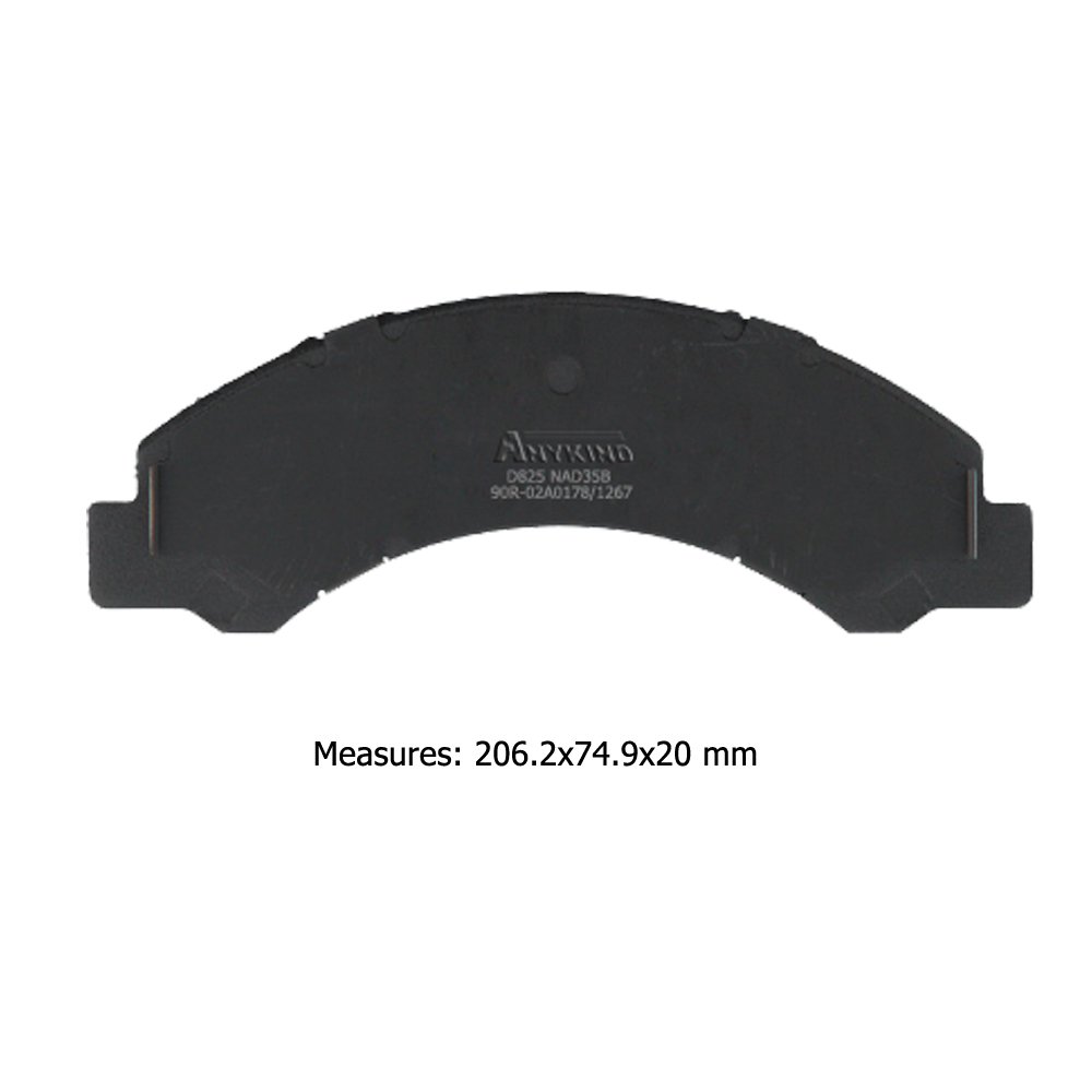 D825-7697 Front Brake Pads for Hino 300 Series XZU720L XKU710R/DUTRO XZU720R XZU424M