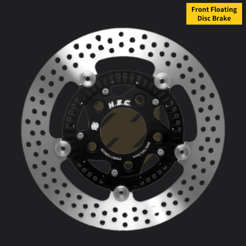 [Customized] 200mm Motorcycle Stainless Steel Front Floating Disc Brake Rotor for Yamaha Rs Rsz Rsneo Cuxi-100 Cuxi-115