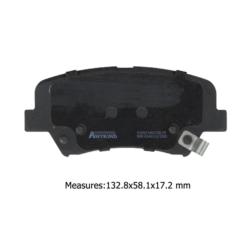D1593-8806 Front Brake Pads for KIA Rio III (UB)09/2010-