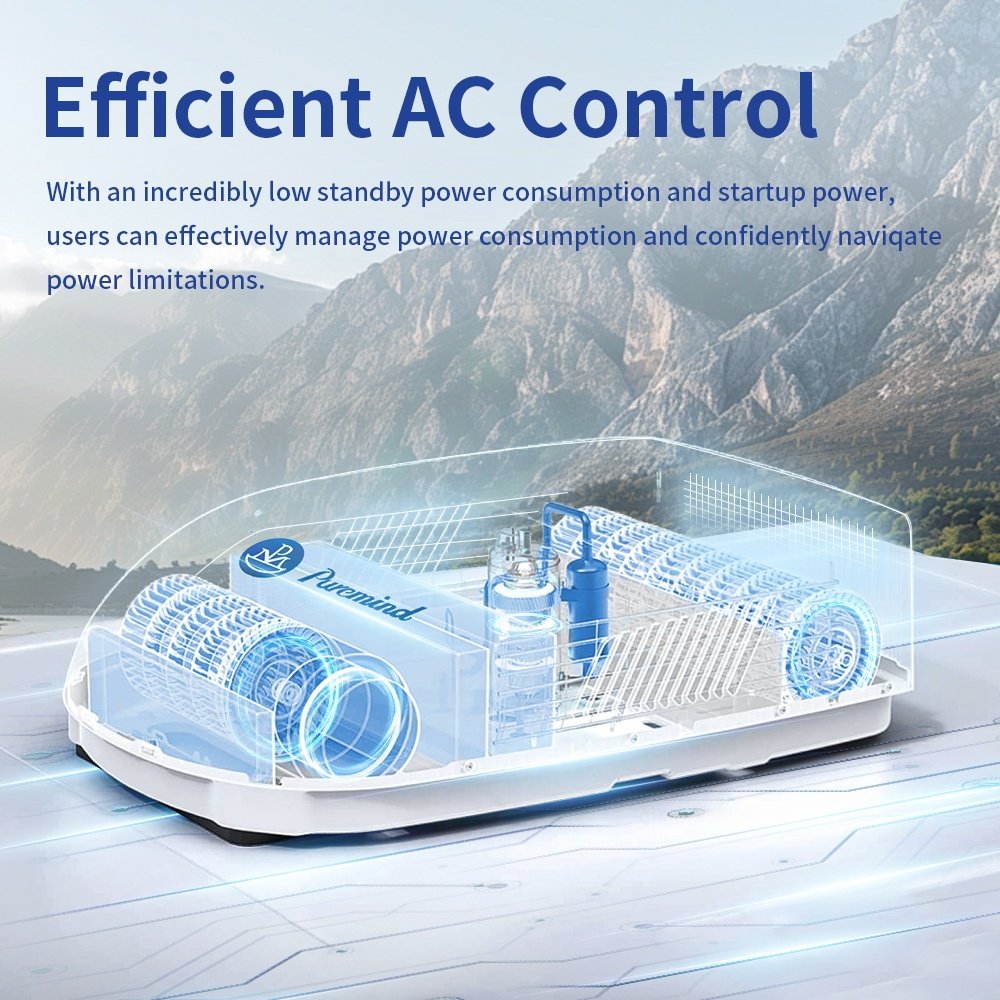 Gree RV AC Wholesale Caravan Roof Top Air Conditioner 220V Variable Frequency R32 Hot Sale Parking Air Conditioner