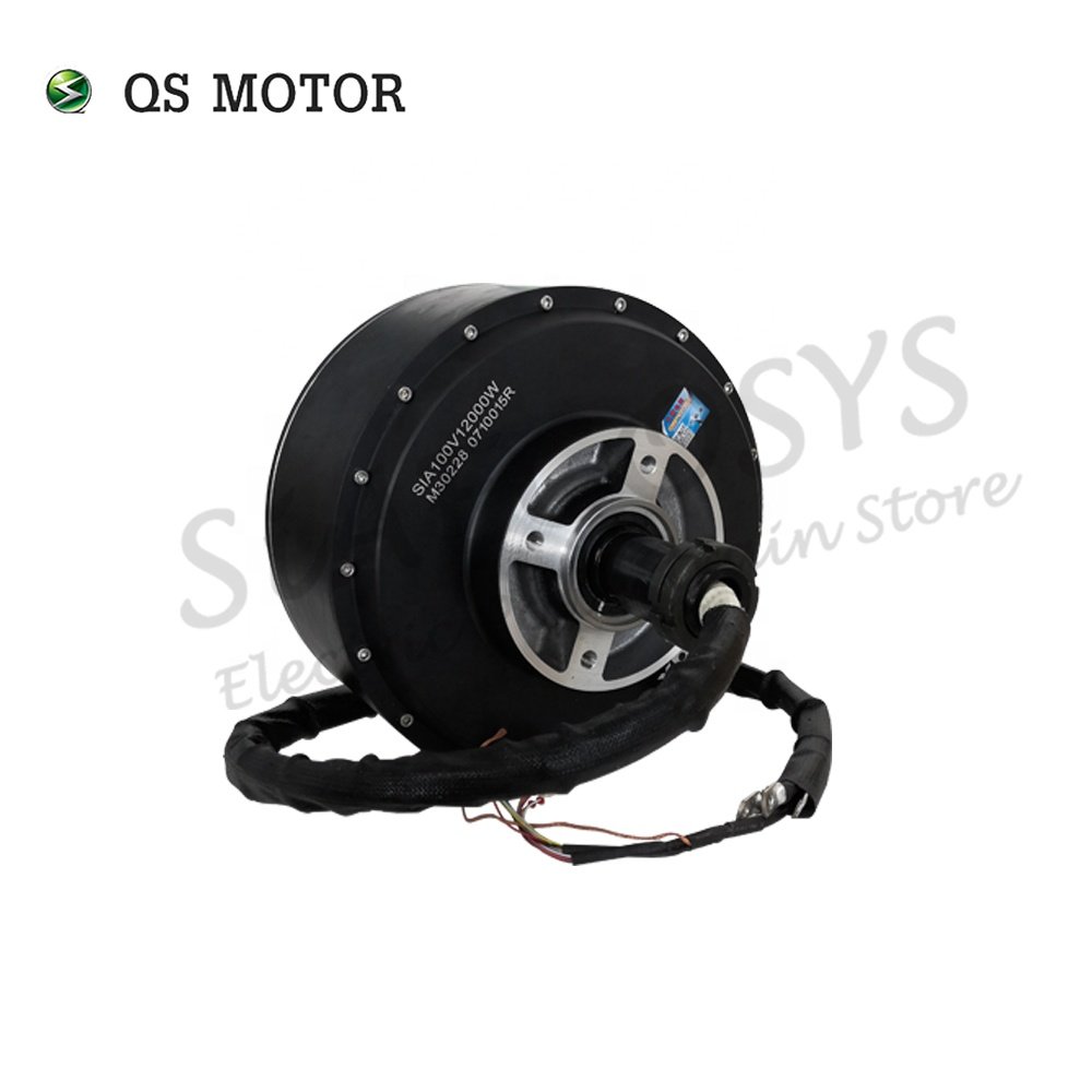 QS MOTOR High Power 12kw 24kw 70H V4 with APT96800 Kit E-Car Hub Motor for 130KPH Speed