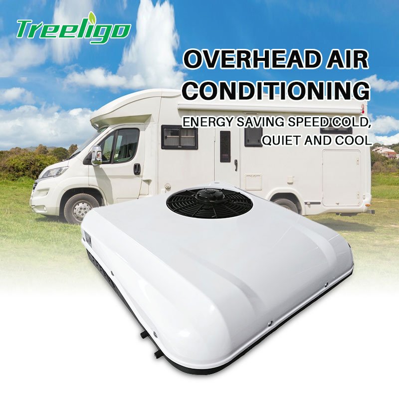 Universal 12v 24v Ac Mini Parking Cooler Truck Air Conditioning Rv Air Conditioner for Car Excavator