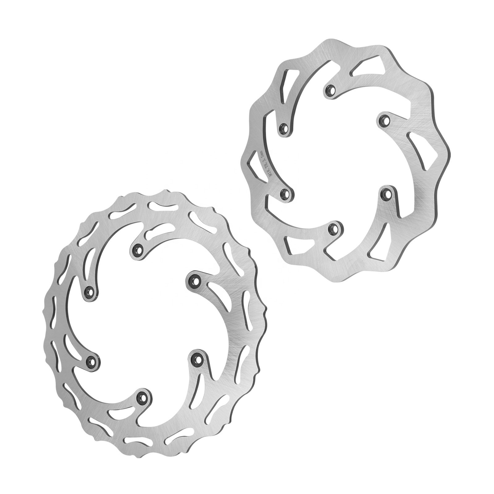 NiceCNC 260mm 220mm Motorcycle Front & Rear Disc Brakes Rotors for KTM 125 250 350 450 530 SX/XC/EXC/XCW/EXC-F