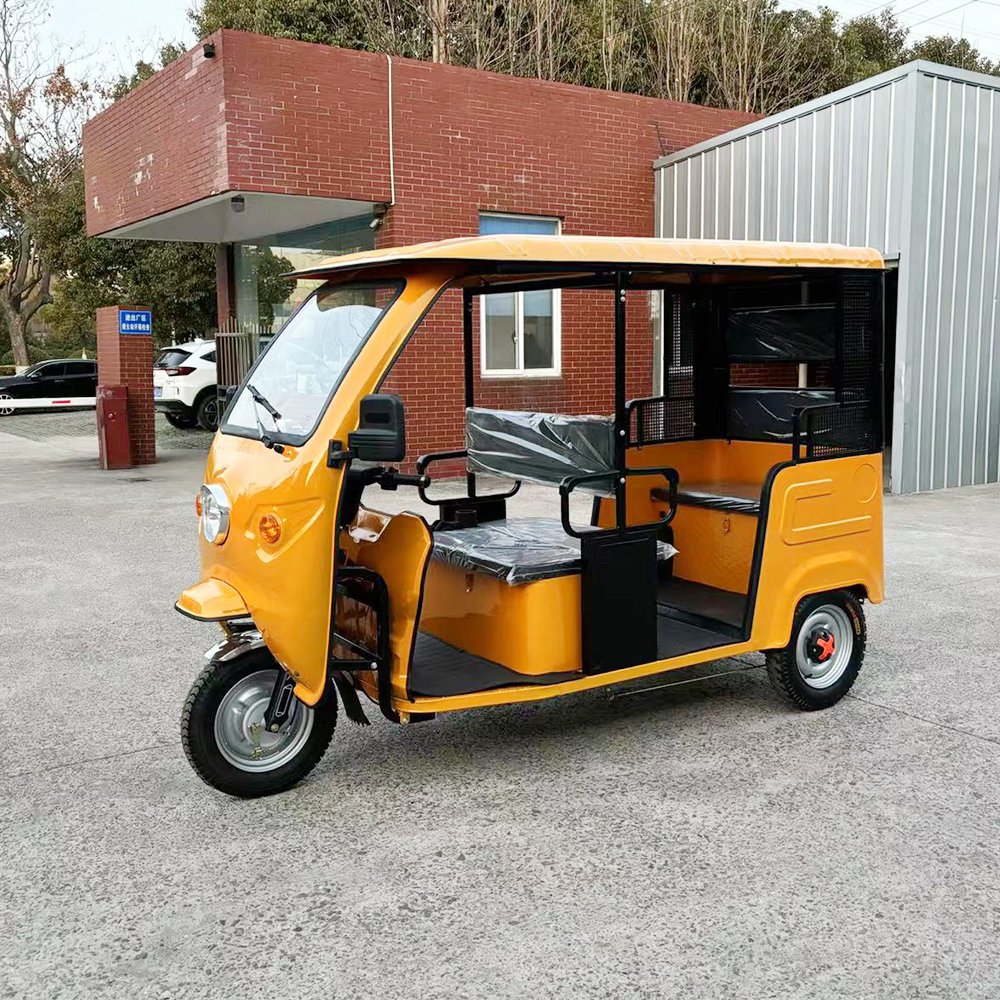 3 Wheel Tricycles Drum Brake Tuk Tuk E-rickshaw Electric Tricycles for Passenger