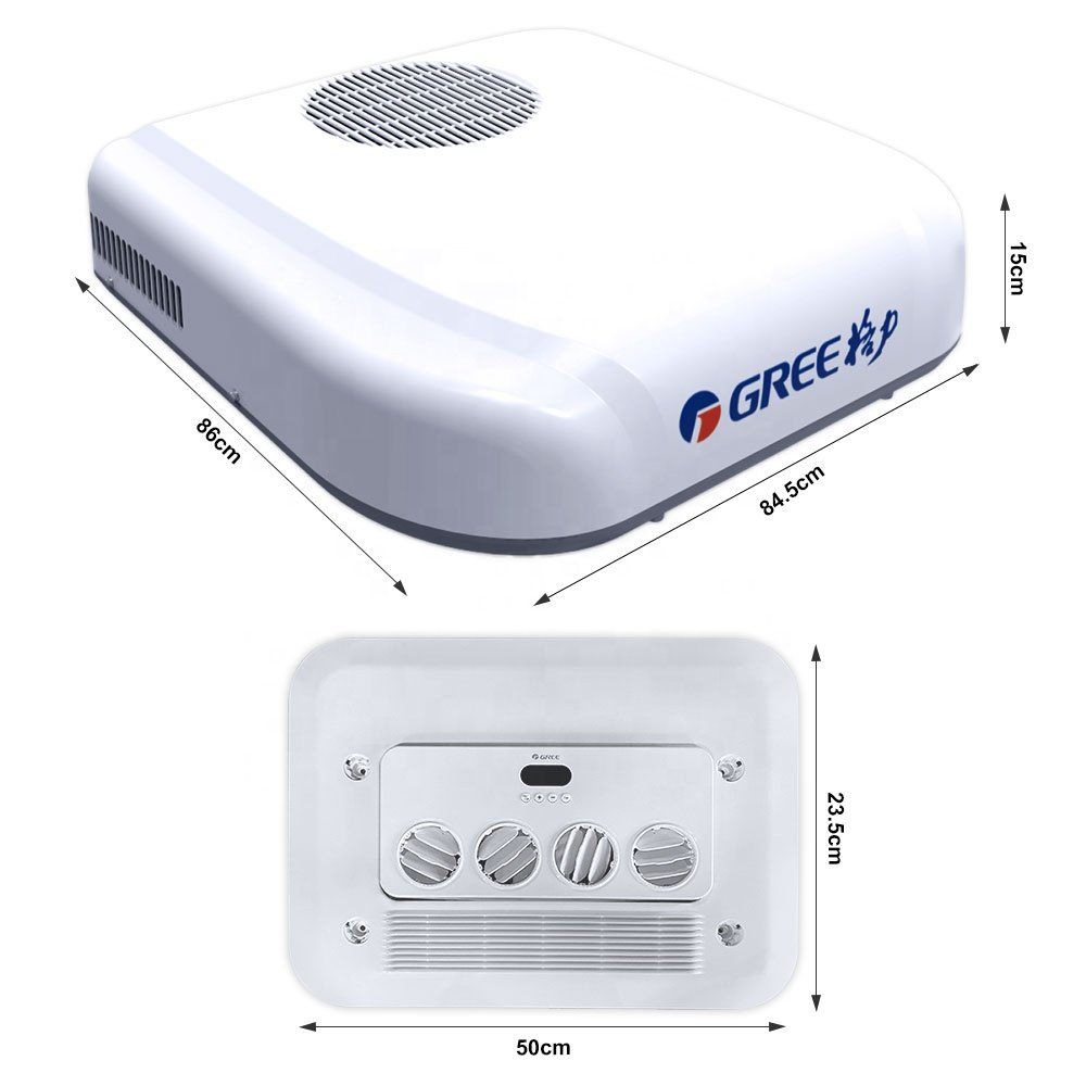 Gree China-made Parking Air Conditioner for Car Motorhome 12V 24V Electric Truck Caravan Air Conditioners for Car RV