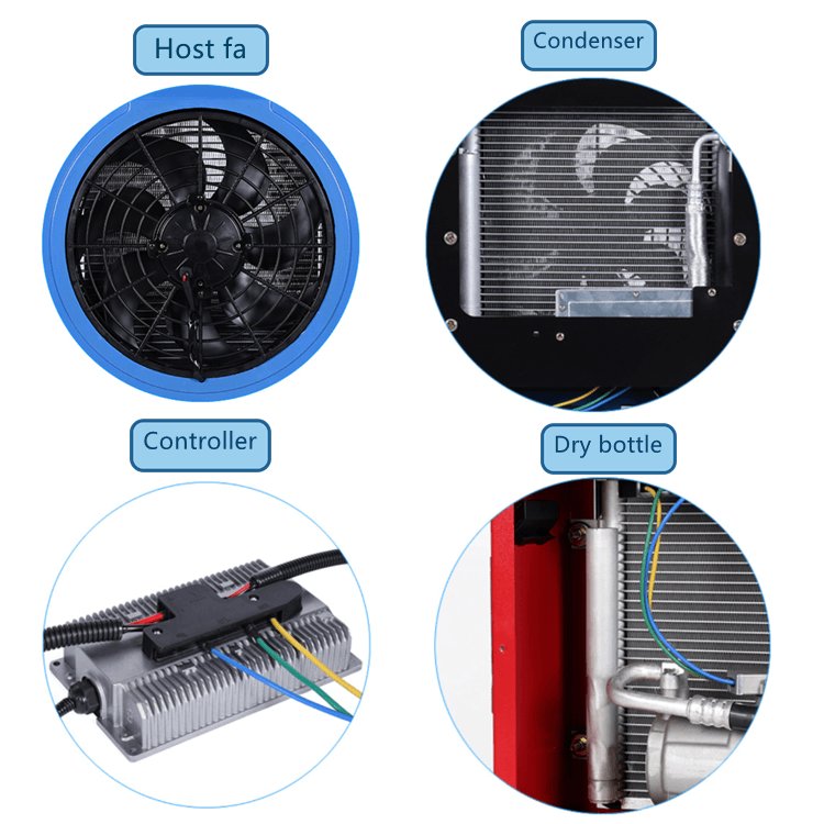 Ac for Semi Truck Sleeper Air Conditioner 24V Electric Power Parking Air Conditioner for Truck 12v Mini Split air Conditioner