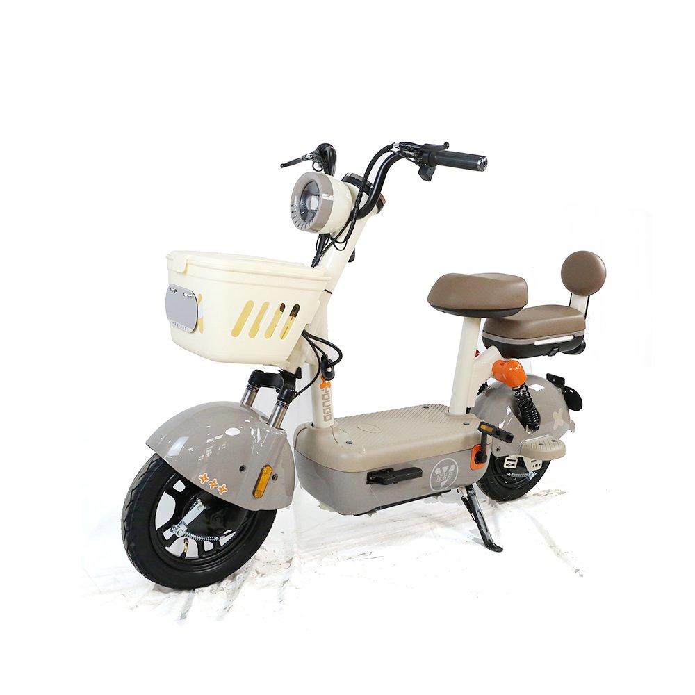 400W City Electric Scooter 48V 60V LED Display Rear Double Spring Shock Absorption Drum Brake