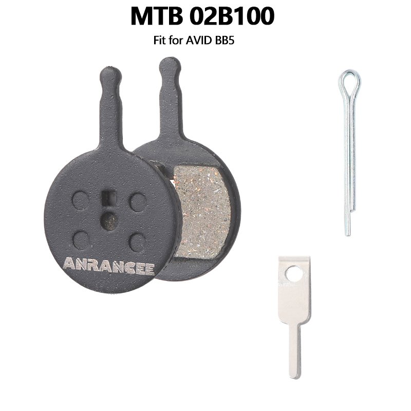 Anrancee Brake Pads 01B100 01K100 Resin Disc Brake Pads Road Bike Pad for Shimano BR M375 M415 M446 MT200 RS505 R7070 R8070