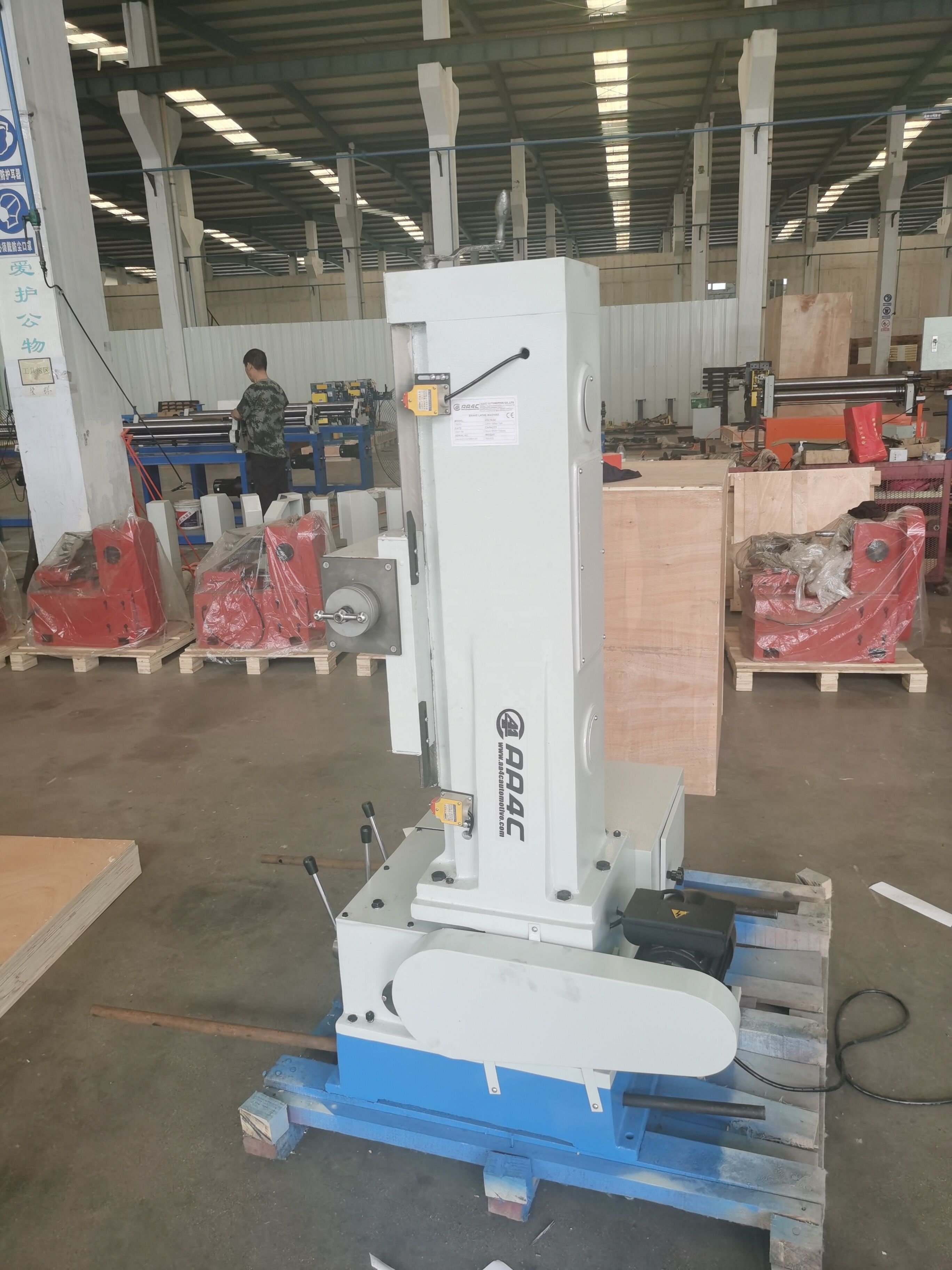 AA4C T8370 Vertical Brake Drum/Disc Cutting Machine Brake Lathe Brake Toe Grinding Machine