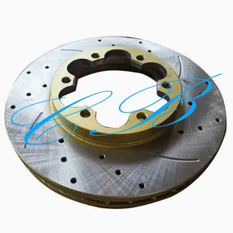 Slotted Rotor Disc Brake Disc for Hiace KDH200 Quantum commuter Glod Painted 2KD Rotors Discs Brake Parts 43512-26190 DF6481