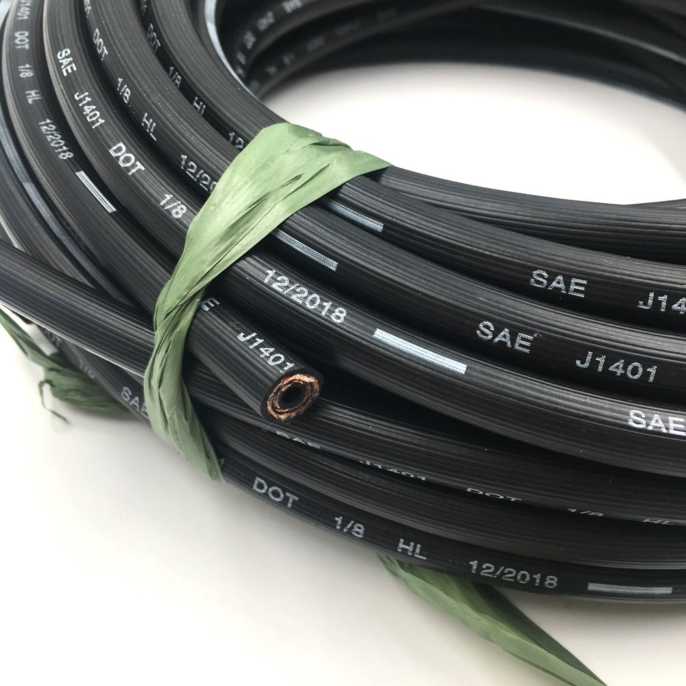 Quality 1/8inch3.2 10.5mm Hydraulic Flexible Brake Pipe Auto Brake Tube Dot Brake Hoses J1401 For Automotive Car Motorcycle Part