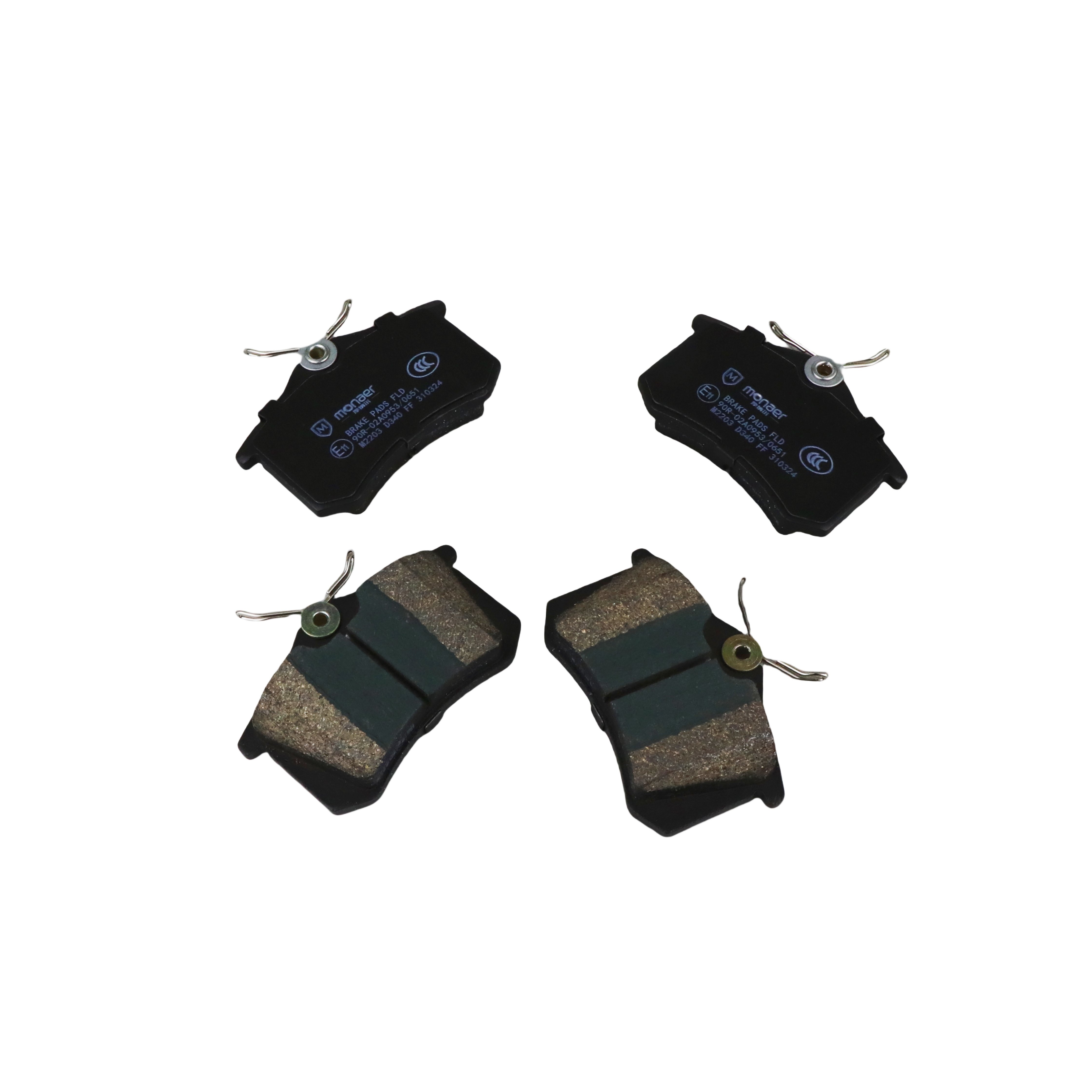 D1129 8J0698151M Ceramic Brake Pads High Performance Front Car Brake Pad for VAG/ VOLKSWAGEN/ AUDI
