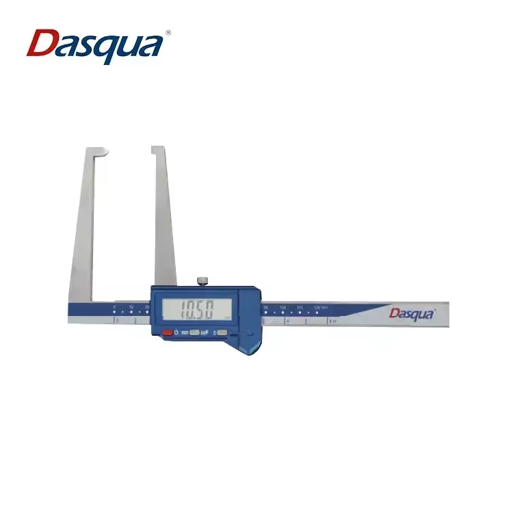 Dasqua 0-125mm LCD Display Stainless Steel Digital Disk Brake Rotor Caliper Disc Measuring Tool