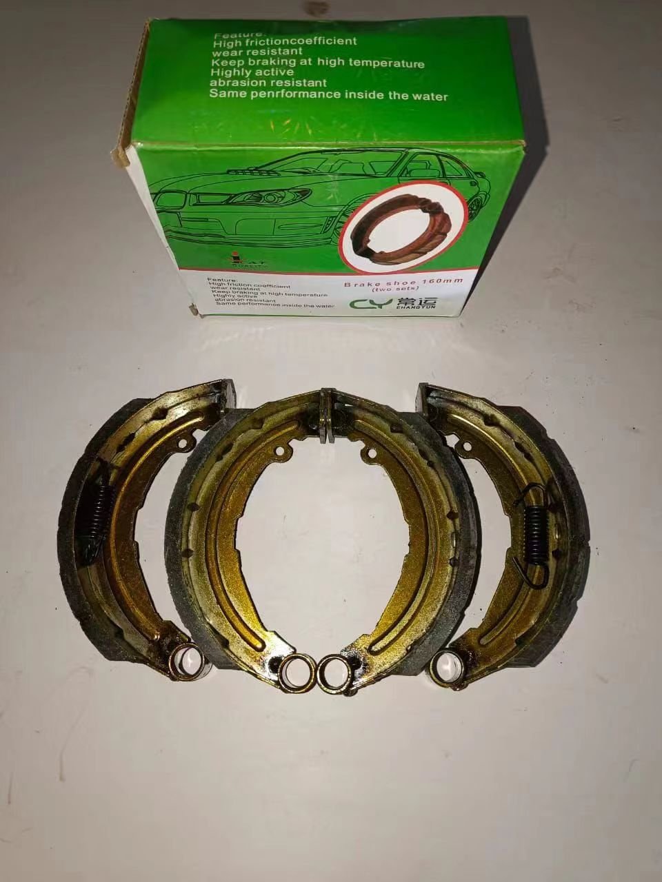Good Quality E Rickshaw Brake Shoe Three Wheel Bajaj 160mm/180mm Brake Shoes