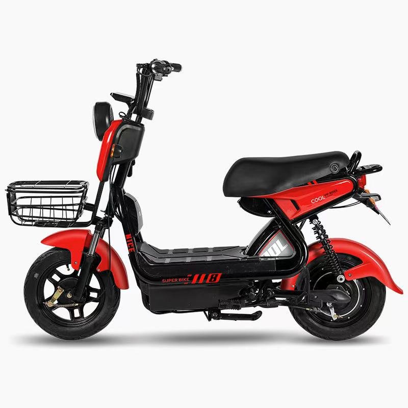 Hot Sale 500W Electric Bicycle Convenient Fast 48V Drum Brake for Urban Rural Cycling Steel Frame 36V Lead Acid Battery