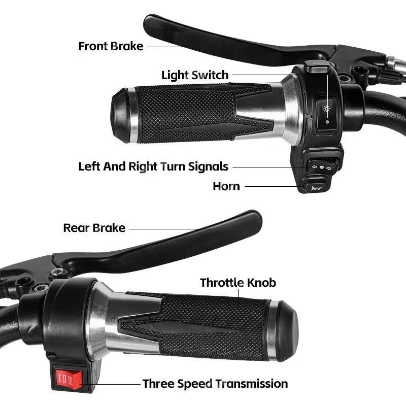Hot Sale 500W Electric Bicycle Convenient Fast 48V Drum Brake for Urban Rural Cycling Steel Frame 36V Lead Acid Battery
