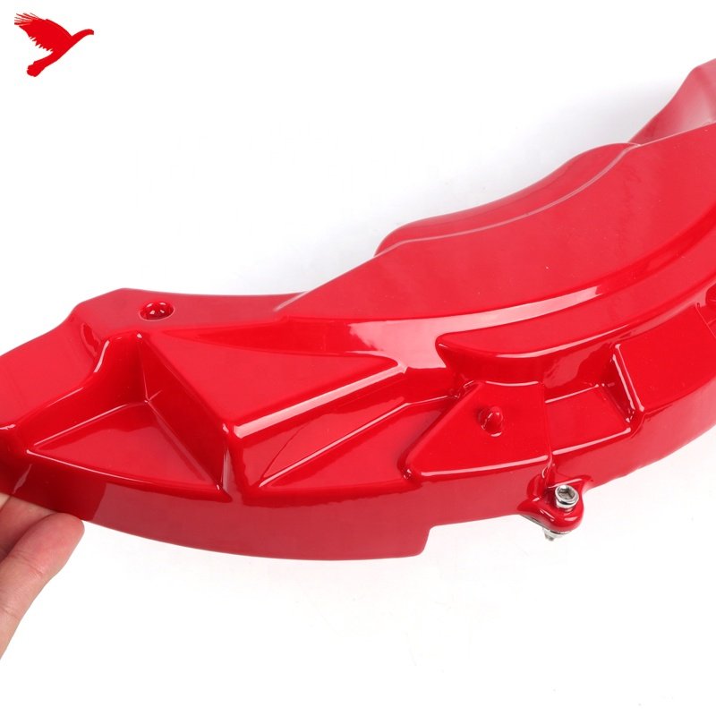 Car Exterior Accessories Front & Rear Brake Disc Caliper Covers Red Aluminum Alloy for Land Rover Defender 110 2020-2024