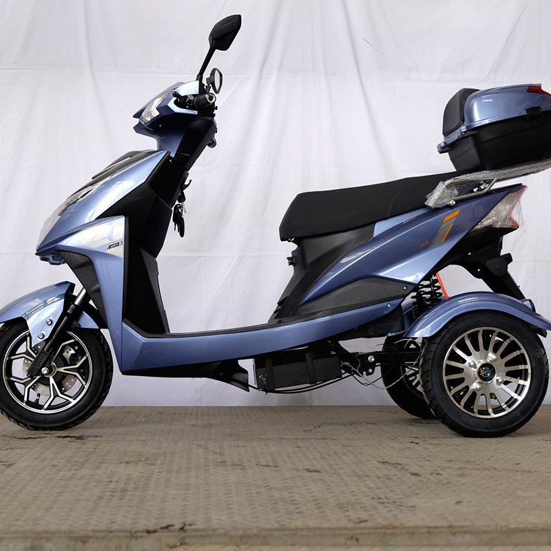 800w Highpower Electric Motorcycle Three Wheeled Electric Motor Cycle Electric Tricycle Electric Tricycles 50kmh