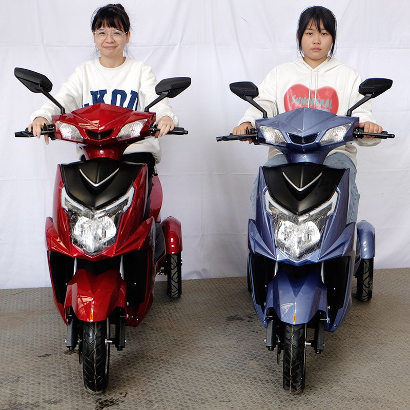 800w Highpower Electric Motorcycle Three Wheeled Electric Motor Cycle Electric Tricycle Electric Tricycles 50kmh