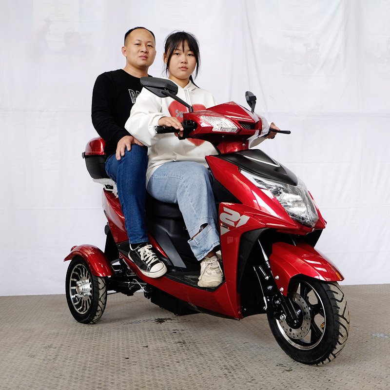 800w Highpower Electric Motorcycle Three Wheeled Electric Motor Cycle Electric Tricycle Electric Tricycles 50kmh
