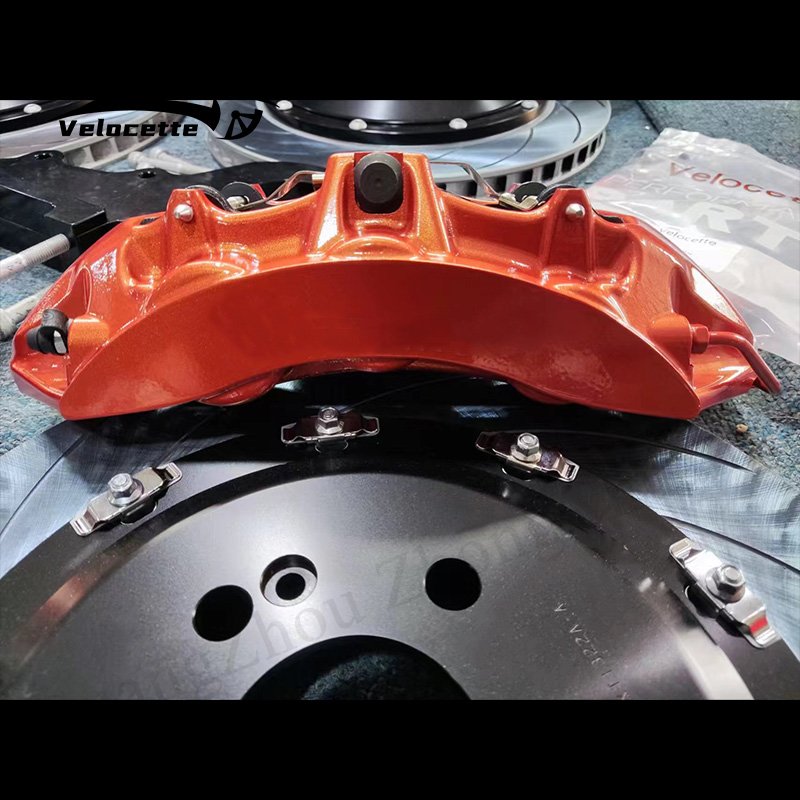 Brake Caliper Kit Front V6 6-pot Rear F40 4 Pistons with Parking Caliper for honda civic Fn2 Type R Mercedes W205 Amg BMW F90 M5