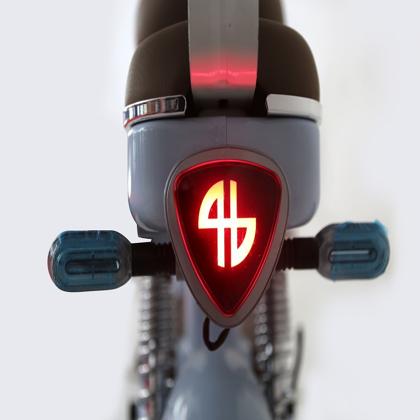 48V High Power Electric Bicycle, Front and Rear Drum Brakes 14/250 Tires Electric Bicycle