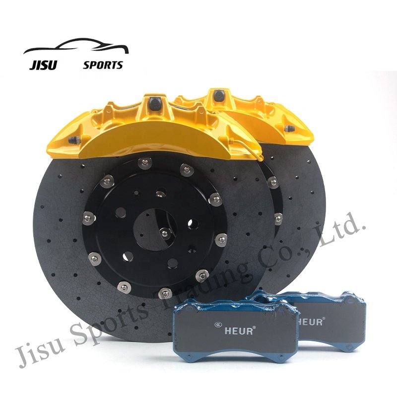 6 Pistons Brake Calipers V6 Brake Carbon Ceramic Disc Kit 355mm 405mm for Tesla VW Tiguan Tucson Swift Auto Brake Systems