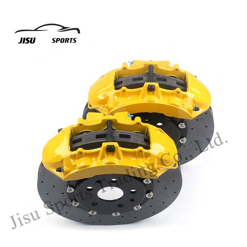 6 Pistons Brake Calipers V6 Brake Carbon Ceramic Disc Kit 355mm 405mm for Tesla VW Tiguan Tucson Swift Auto Brake Systems